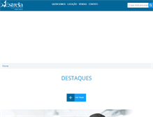 Tablet Screenshot of imobiliariaestrela.com.br
